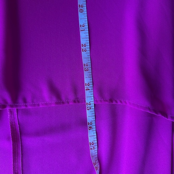 Pants Store High Low Sleeveless Hot Pink Top Size Small Keyhole Back - Picture 5 of 7